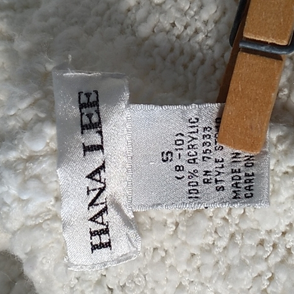 Vintage 1980s sweater Hana Lee - Picture 3 of 3